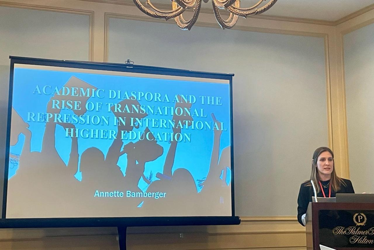 Dr Bamberger Presenting